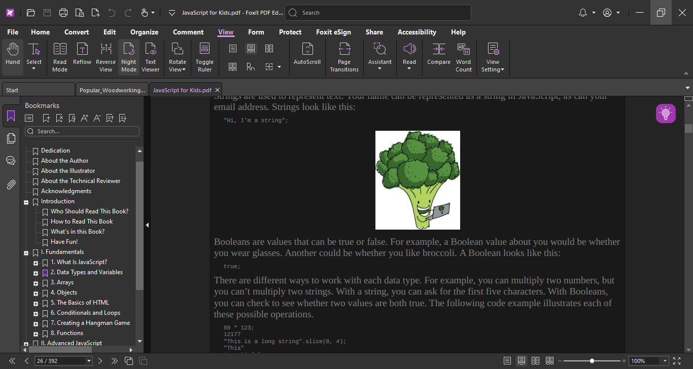 Interface Foxit PDF Editor