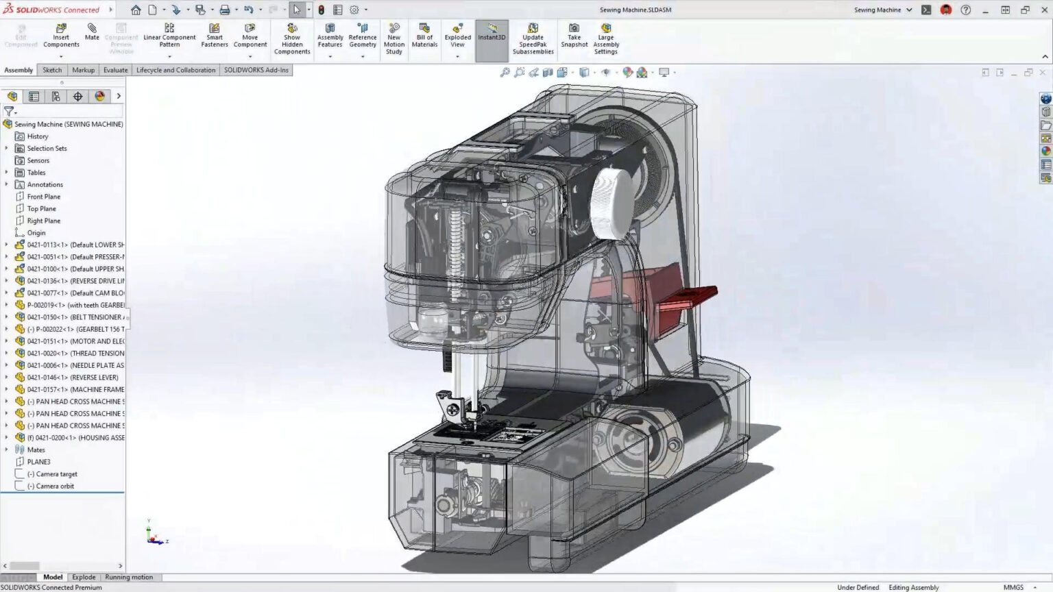 Interface SolidWorks 2023